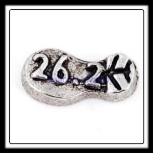Marathon 26.2 (Silver) Shoe Charm