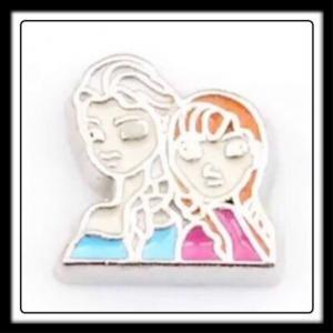 Elsa & Anna (Disney Frozen) Charm