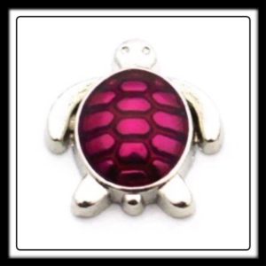 Turtle (Dark Pink) Charm